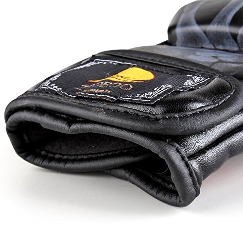 GranVela® ZOOBOO Boxhandschuhe, Kampfsport MMA Muay Thai Training Boxsack Halb Mitts Sparring Boxhandschuh-Gym-Handverpackungen - 4