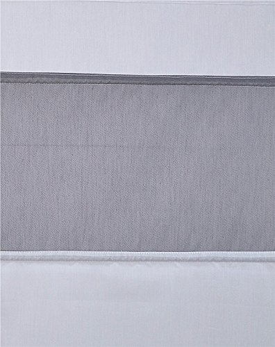 Raffrollo / Ösenrollo Kessy Motion weiss/grau K 45/140 - 3