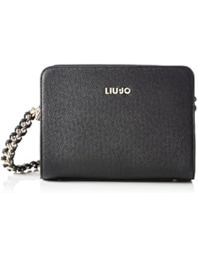 Liu Jo Damen Anna Chain Crossover Umhängetasche, 10.5x17x22 cm