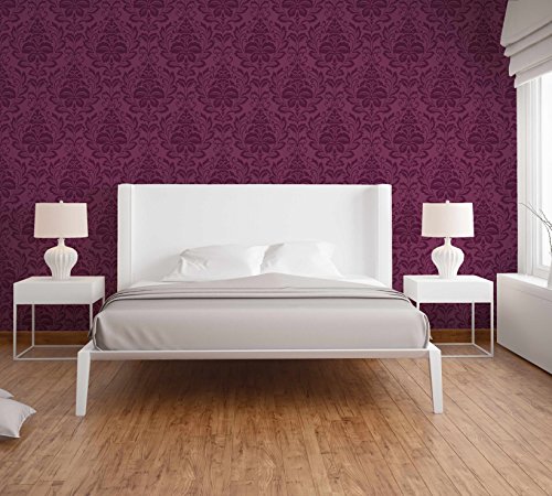 Livingwalls 255433 Vliestapete Flock 3, Mustertapete, neo-barock - 3