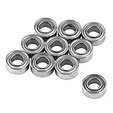 Los rodamientos tienen un diámetro interno de 3 mm, un diámetro exterior de 6 mm y un espesor de 2,5 mm