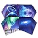 Produktbild iBaste DIY Galaxie und Sternenhimmel Muster faltendes Papier einseitig Origami-Papier für Kunst und Papier Handwerk