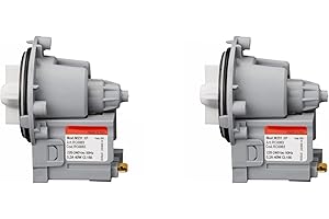 MIRTUX Kit of 2 Universal Magnetic Drain Pumps Compatible with LG, Otsein, Samsung, Zanussi, Corberó, Gorenje and Askoll | Model M231 - M332 - T2124 - T2107