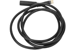 BASEOW MAGT Câble d'extension de Moteur, 9 Broches Avant Moteur de Roue arrière câble de câble Femelle à mâle pour vélos électriques Accessoire de vélo électrique(1.5pin 1300mm)