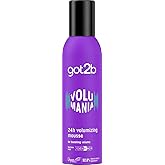 got2b Volumania 24h Hacim Veren K&ouml;p&uuml;k 250 ml, Sa&ccedil; Şekillendirici K&ouml;p&uuml;k, Hacim Artırıcı Sa&ccedil; K&ouml;p&uuml;ğ&uuml;, G&uuml;&ccedil;l&uuml; Tutuş, Vegan Form&uuml;l