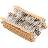 KKmoon 860pcs 1 ohm-1M ohm 1/4W, Carbon Film Résistors en kit , 43 valeurs composants électroniques au total .
