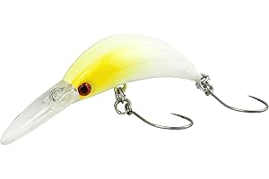 Fishing Tackle Max Unisex – Erwachsene 10C5200348C10 FTM Mega Masu MR Wobbler 3,5cm 35mm 2,5g UV Creme Weiß Gelb 5200348 Ultra Light Fischen Forellenangeln Barschangeln, Bunt, Normal