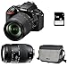 Produktbild NIKON D5600 + 18-105 VR + TAMRON 70-300 DI + Sac + SD 4Go