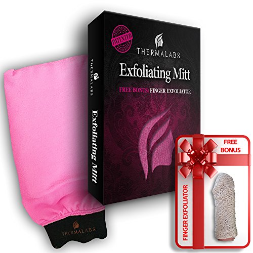 Thermalabs Exfoliating Mitt with Free Fingerfoliator Patent