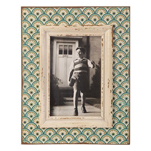 SASS y Belle Diseño a Sello x Frame_P, Madera, Aqua/Pink, 15 x 10 cm