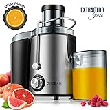 exprimidor licuadora masterchef my master twist inox 40w Doble Velocidad y Multifunción - "Ⅰ" velocidad baja va de 12000 a 15000 RPM para frutas más suaves como naranjas, tomates y otros; "Ⅱ" velocidad rápida va de 15000 a 18000 RPM para frutas más duras como zanahorias, apio, remolacha, col rizada y otras.