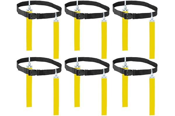 Lpitoy Flag Football Flag Football Gear Flag Football Boutets and Flags Set Football Belt Football Football for Kids Teens Training