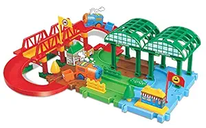 Webby S91 Happy Paradise Train Set (Multi-Color, 52 Pieces)