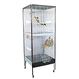 diese Voliere bietet Ihren Kleinen 10 % mehr Platz als die üblichen 60 cm Volieren, was Ihnen Ihre Vogel danken werden