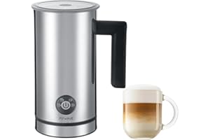 My Wave - Espumador y Batidora de Leche - Consigue la Espuma Óptima - Potencia 500W - Crea Espuma con 3 Niveles de Leche Caliente y 1 Nivel de Fría - ¡Espumador Eléctrico Ideal para Cafés y Batidos!