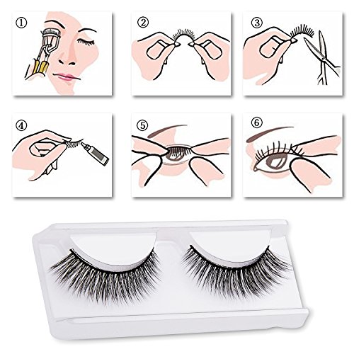 Wimpern, VALUE MAKERS® 3D Künstliche Wimpern 3 Paare Falsche Eyelashes - 5