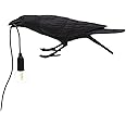 SELETTI Bird Lamp Playing table lamp black crow
