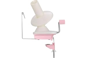 MeYuxg Bobinoir à Laine, Enrouleur Pelote de Laine Manuel, Rose Bobinoir Installation Facile, Rose