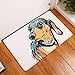 Produktbild Aishankra Hund Tür Eingang Fußmatte Bodenmatte Küche Schlafzimmer Badezimmer Teppiche Anti-Rutschigen Teppich,P,1'3''X2'0''/40X60CM