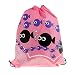 Phenovo Drawstring Swimming Bag Beach Bag Sports Gym Backpack Pink RS.275.00