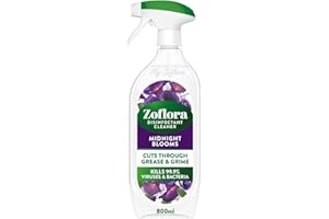 Zoflora Midnight Blooms Multipurpose Disinfectant Trigger Spray, 1 x 800ml, Floral Antibacterial Multi-Surface Cleaner, Pet-Friendly, Kills 99.9% of Bacteria & Viruses.