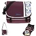 Produktbild BESTWAY Tasche SIDEWAYS Schultertasche Laptoptasche Kuriertasche Messenger mit LAPTOPFACH 32 x 27 cm / LILA
