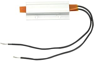 GAROSA Piastra Riscaldante di Isolamento PTC, Sicuro e Alta Affidabilità, 60 × 28 × 7 Millimetri Alloggiamento in Alluminio Elemento Riscaldante PTC Piastra Riscaldante Termostatica(12V/60℃)