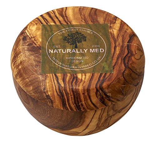 1 X Naturally Med Salz Vorratsdose aus olivenholz