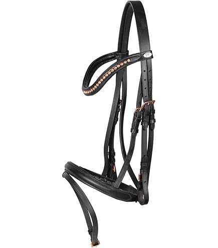 GS-Sports Schwedisches Reithalfter Warmblut - Weich Gepolstert Mit Sperrriemen