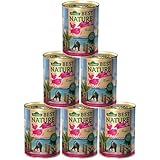 Dehner Best Nature Katzenfutter Adult, Tropen, Büffel und Huhn, 6 x 400 g (2400 g)