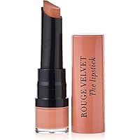 Bourjois - Rouge Velvet The Lipstick - Rossetto Opaco a Lunga Tenuta in Stick - 01 Hey Nude - 2.4 g