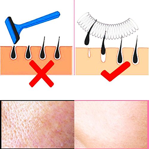 tinkertonk 2Pcs Facial Hair Epilator Remover Spring Threading Beauty Tool kit - Image 9