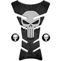 Adesivo Paraserbatoio 3D Effetto Resina - Sticker Compatibile The Punisher - Foto 2