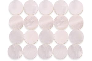 White Pearl Shell Dot Inlays 6mm Gripbräda Inlay Dots White Mother Of Pearl Shell Dot Fret Inlay för Gitarr Greppbräda(Sell ​