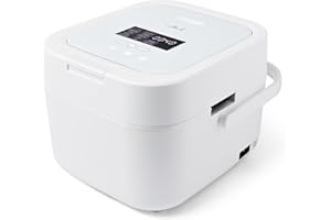 Yum Asia Hotaru Cuociriso a induzione (IH) con ciotola in ceramica (3 tazze, 0,54 litri), 7 funzioni di cottura del riso, 5 funzioni multicooker, 220-240V UE