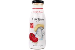 CUCKOO FRUITS - Pack Zumo de Tomate Rosa, Zumo Artesanal, 25 cl (Pack de 24)