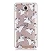Produktbild HopMore Huawei Y6 Pro 2017 / Huawei P9 lite mini Hülle Silikon Transparent Motiv Muster Kreativ Lustig Schutzhülle Durchsichtig Handyhülle Ultra Dünn Stoßfest Gummi Case Cover Slim Bumper für Huawei Y6 Pro 2017 / Huawei P9 lite mini - Einhorn