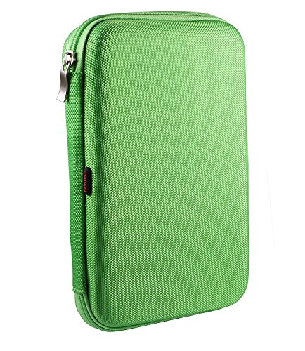 Preisvergleich Produktbild Navitech Grün Hartschalenkoffer für Apple USB SuperDrive