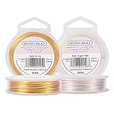 VERSATIL: ideal para fabricar componentes de joyeria como cadena de correo, cadena de cuentas, anillos de salto, pendientes y colgantes envueltos en alambre