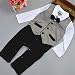 Zhuannian Baby Boys Letter Print T-shirt and Trousers Outfit (18-24months)