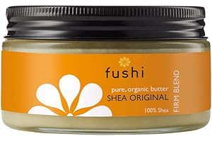 Fushi Organic Shea Butter 200g | Creamy, Handmade & 100% pure | Vitamins A, E & F | Unrefined, Fresh-Pressed For Skin Soothing, Natural Healing & Moisturising | Ethical & Vegan | Made in the UK