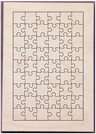 Puzzle Maker Die Make Puzzle26x17cm-54PCS Seel Rule Puzzle Die Size 11.7"x8.3"x5/8"