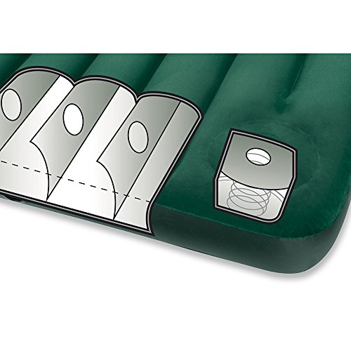 Intex 66929 Luftbett Downy „Green“ Queen mit Fußpumpe, 152 x 203 x 22 cm - 3