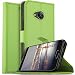 Produktbild HTC U11 Life Hülle Case, KuGi HTC U11 Life Wallet Case, Brieftasche Case Hülle PU Kunstleder Flip Case mit Standfunktion Kartenfächer und Bargeld für HTC U11 Life smartphone.Grün