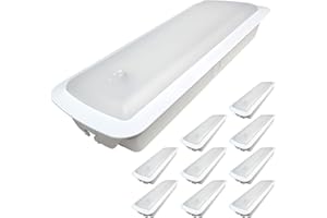 LED ATOMANT Pack 10x Luz de Emergencia LED Empotrable o Superficie con AUTOTEST, 3 Horas de Autonomía. Dos Funciones, Función No Permanente 3W 200 Lúmenes, Función Permanente 7W 600 Lúmenes