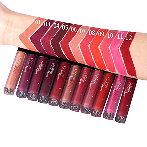 Petansy Nude Matte Lippenstift Langlebig Wasserdichte Samt Liquid Lip Gloss Kosmetik - 2