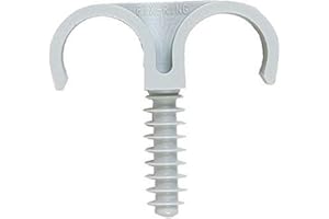 RAM CHEVILLES ET FIXATIONS Ram - Ramclip Double, 25mm, Gris, Seau de 100
