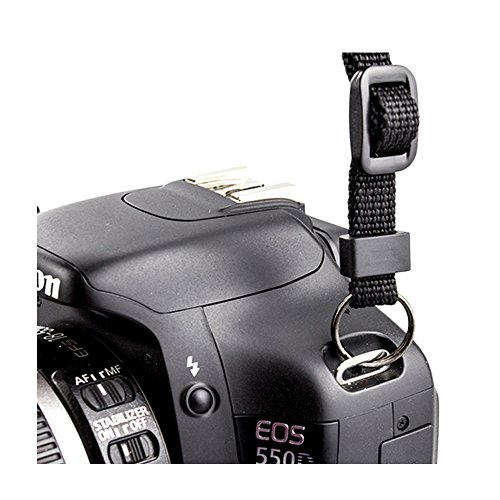 JJC NS-q1  Confort N  opr  ne Sangle de Cou avec Motif antid  rapant pour DSLR Camera       Noir