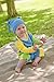 Green Nippers Alfie Organic Baby Boy's Baby Grow Baby Boy's Blue Lime & Citrus Yellow 9-12 Months
