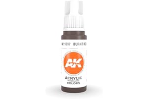 AK INTERACTIVE AK Acrylics 3Gen AK11097 Burnt Red (17ml)